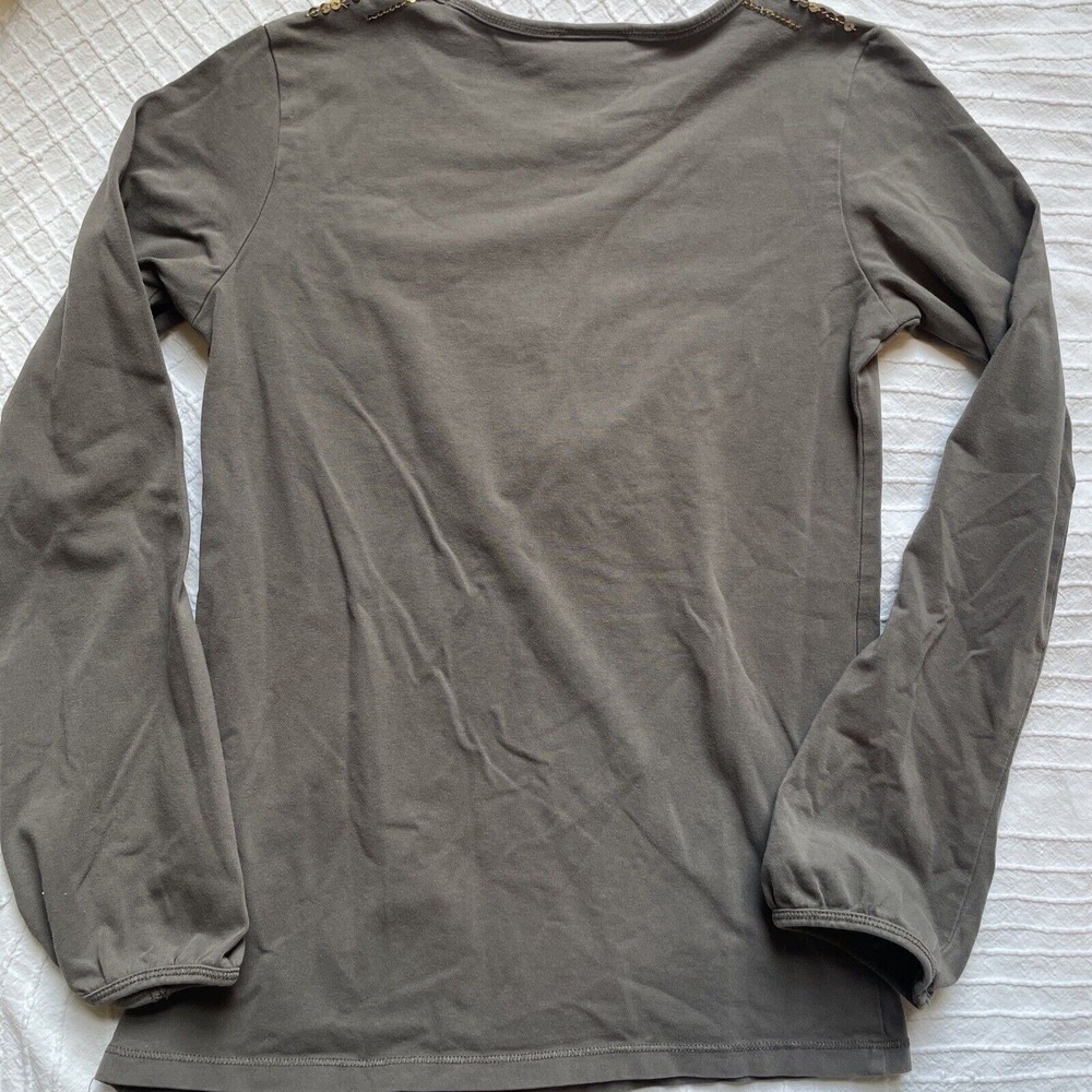 Sergent Major Kids Long Sleeve Graphic Tee Olive Taupe Size 12Y 148cm - Picture 5 of 5